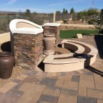 Water Feature & Fire Pit